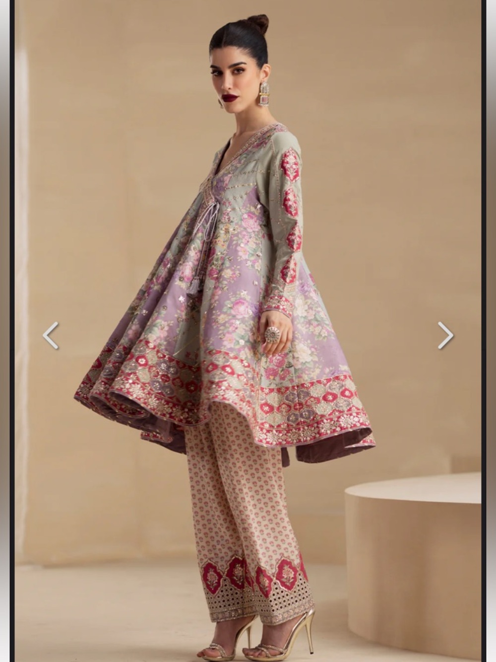Embroidered Ethnc Pk dress